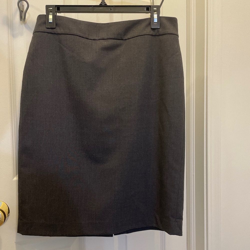 Calvin‎ Klein Gray Pencil Skirt